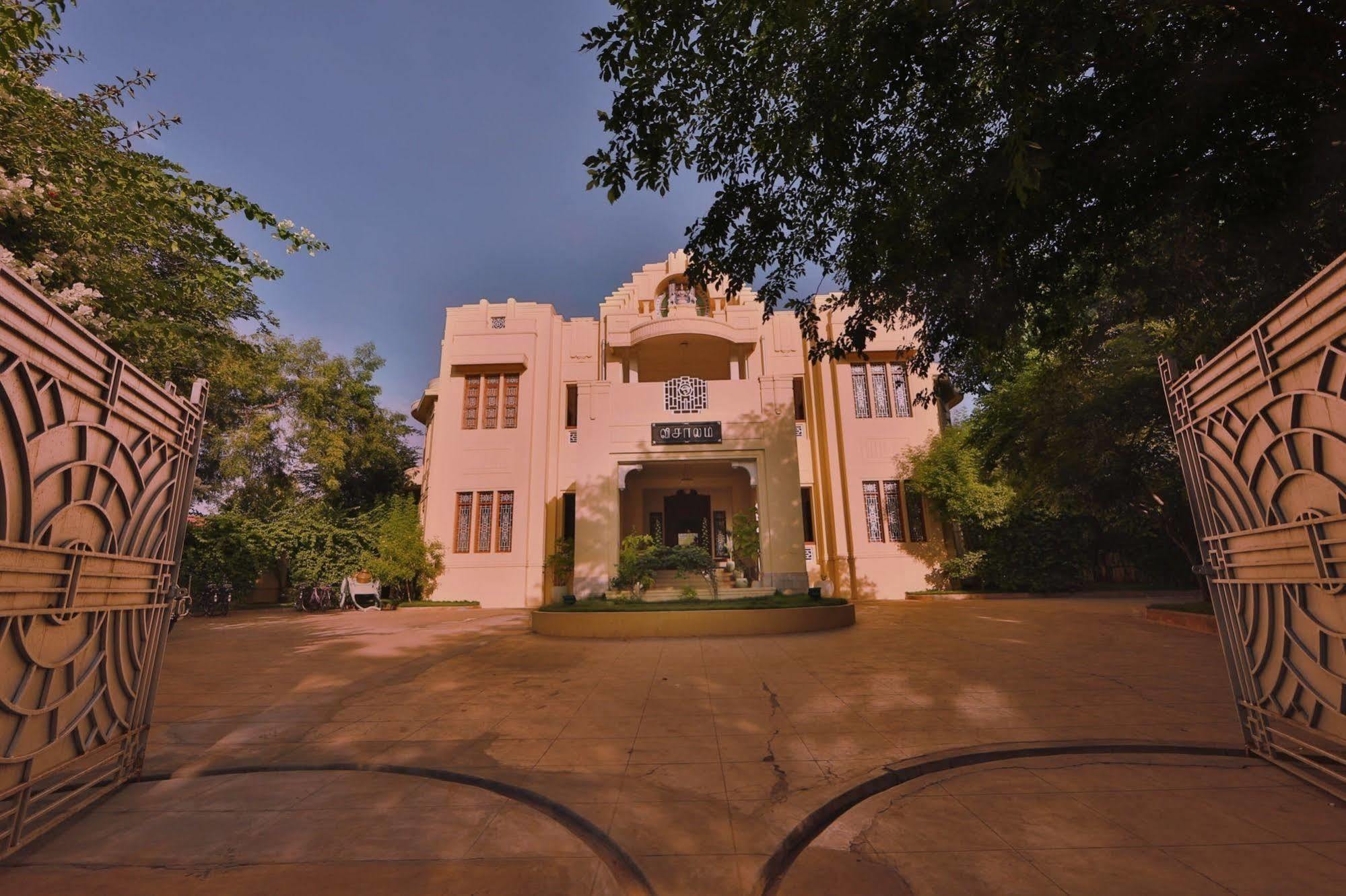 Visalam Chettinad Palace - A Cgh Earth Experience Kānādukāttān Esterno foto