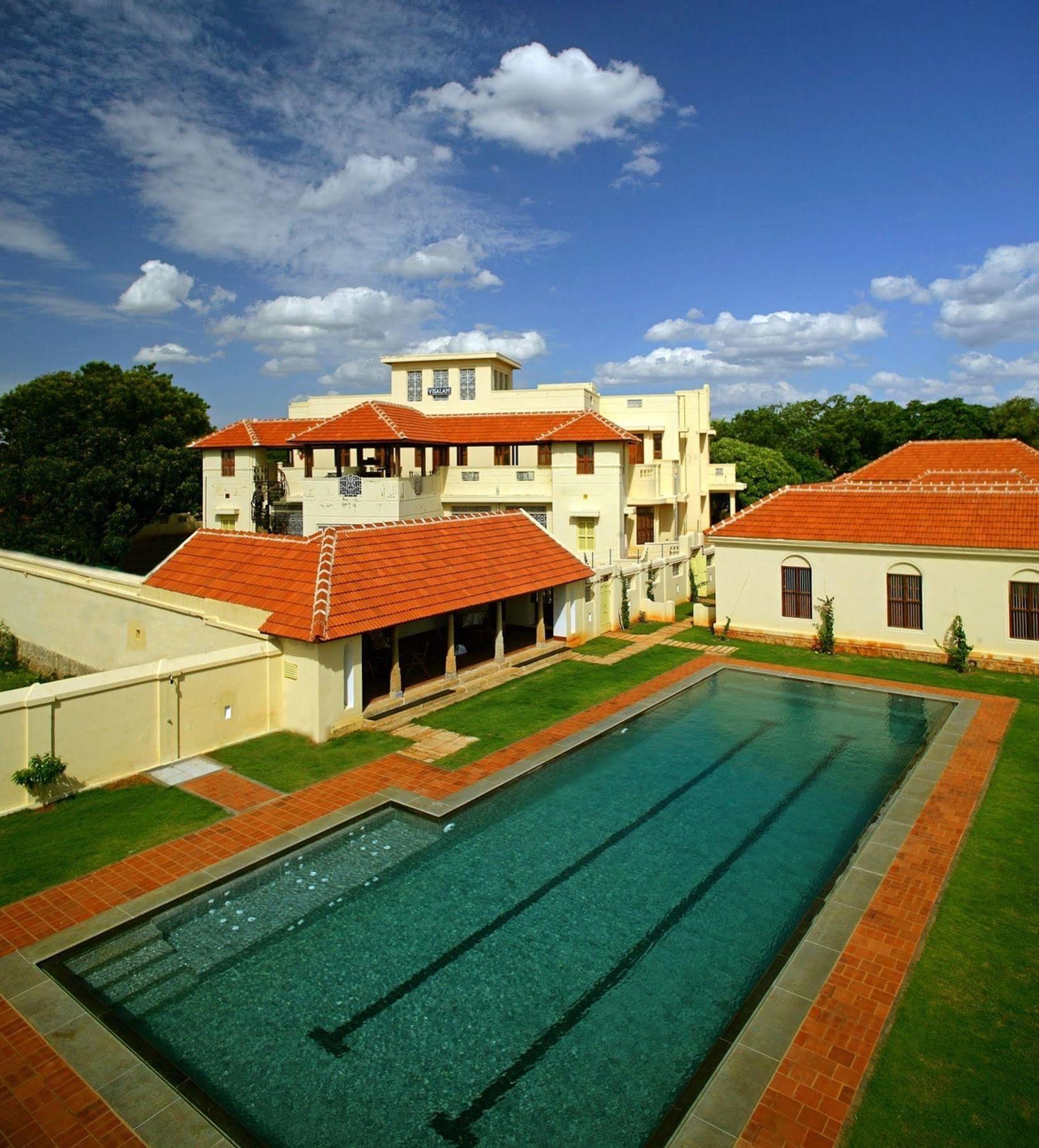 Visalam Chettinad Palace - A Cgh Earth Experience Kānādukāttān Esterno foto